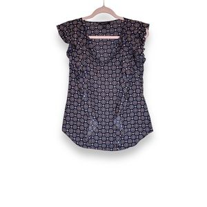 Banana Republic Geometric Blouse size XS
